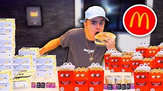 MCDONALDS EATING CHALLENGE Breaking World Records [upl. by Hguh254]