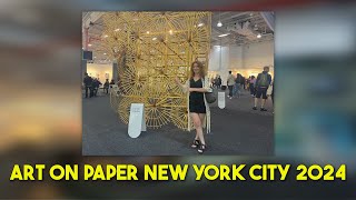 Art on Paper New York 2024 🌇 Best Art NYC 🗽 The most important art fairs in the world [upl. by Hafler]