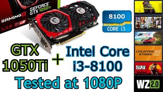 GTX 1050Ti  Intel Core i38100  6 Games tested at 1080P 2023 [upl. by Hurd]