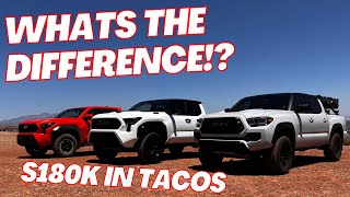 2024 Tacoma PRO vs 3RD GEN PRO and 4th GEN OFFROAD COMPARASON [upl. by Enos]