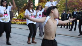 Gangnam Style Experience with Little Psy French KPop Fans in Seoul [upl. by Rimahs57]