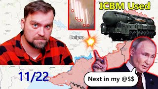 Update from Ukraine  Ruzzia Strikes Ukraine with ICBM  Yes Putin is still bluffing [upl. by Sualk]