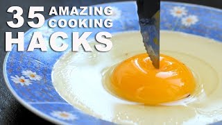 35 INCREDIBLE COOKING HACKS [upl. by Narok555]