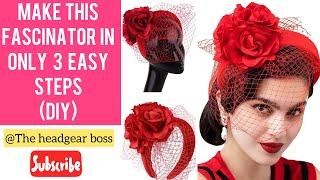 How to make birdcage fascinator Tutorial DIY [upl. by Atikihs212]