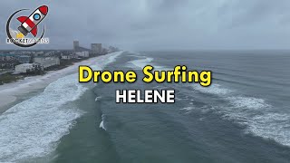 Stormy Ocean Waves  4k Cinematic Drone Footage  Beach House Mix  Hurricane Helene  Destin FL [upl. by Darken]