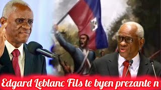 Edgard Leblanc Fils te bay yn bèl diskous nan 79eme asanble ONU an [upl. by Perusse]