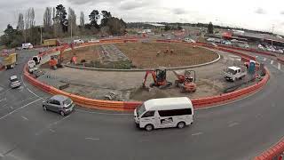 Harewood Road Roundabout upgrade [upl. by Affer]