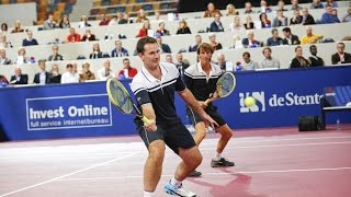 Haarhuis  Eltingh VS Bahrami  Bruguera  AFAS Tennis Classics 2014 [upl. by Remoh]