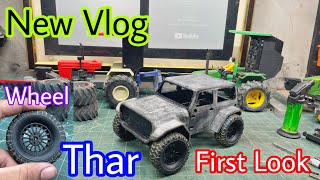 New thar model first look and video shooting with John Deere tractor model [upl. by Efeek]