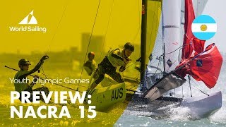 Preview Nacra 15  Youth Olympic Games Buenos Aires 2018 [upl. by Maxima]