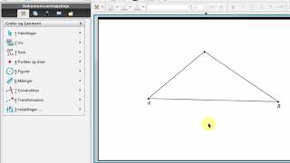 1 Tegne skitse af trekant i TINspire [upl. by Akino983]