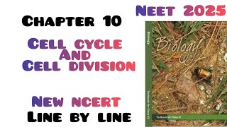 Cell cycle and cell division class 11  Cell cycle and cell division ncert line by line  part 2 [upl. by Oned]