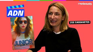 🎬 ZOE CASSAVETES  Linterview ADN sur sa série quotJuniorquot [upl. by Aiekal]