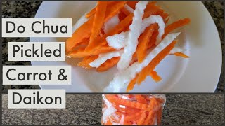 How to make Vietnamese Carrot and Daikon Pickle Do Chua [upl. by Cynthy]