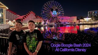 OOGIE BOOGIE BASH AT CALIFORNIA DISNEY 2024 [upl. by Strauss]