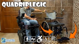 Improving My ZUMSP ShowerCommode Wheelchair  Quadriplegic C5C6C7 [upl. by Inimak]