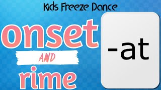 Kids Freeze Dance  Onset and Rime at [upl. by Aehcim]