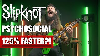 I tried Psychosocial Solo 125 faster [upl. by Schwerin824]