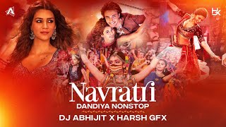 Dandiya Nonstop Mashup 2024  DJ Abhijit  Harsh GFX  Best Of Dandiya Garba Songs  Navratri 2024 [upl. by Elena991]