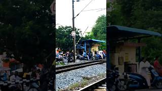 Onening of level crossing after passed train🙂lcgateopening levelcrossing ytshorts shyamhembram [upl. by Ekaj283]