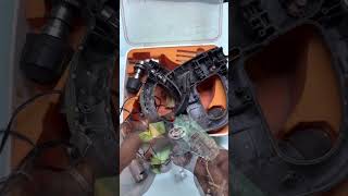 Old Model Cordless Hammer Drill Battery and Motor replacement tamilgear23 machine repair [upl. by Ahsienal]