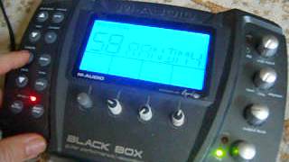 Maudio Black box version 2 demo Sequenced modulation effects onboard drums [upl. by Strauss]