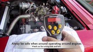 How To Set Initial Timing and Total Advance Timing on 350 Small Block Engine [upl. by Fulbert650]