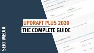 UpdraftPlus Tutorial 2020  How To Setup amp Configure UpdraftPlus Free For WordPress  UpdraftPlus [upl. by Deenya]