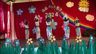 ‘’Sathara waram dew maha raja ‘’Kakulu pre school annual concert welcome dance 2024 [upl. by Atiugram553]