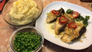 PanFried HALIBUT with Garlic Butter Sauce Whats for Dinner Quick amp Easy Fish Recipe [upl. by Yahsed]