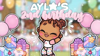 Ayla’s 2nd birthday party so adorable 🥹🎉  with voice 🔊  avatar world 🌍 [upl. by Ahsito]