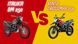 ITALIKA DM 250 vs VENTO CROSSMAX 250  Cual es Mejor [upl. by Jamill]