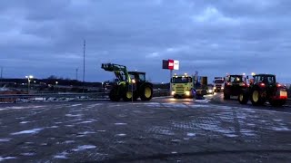 Bauernprotest Lange Schlangen in Elsdorf [upl. by Giulietta466]