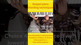 Gospel Piano Chord Tech Shorts Simple Vamp Styles Episode 1 Mobile Version [upl. by Bushey737]