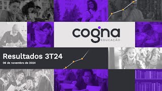 COGN3 Resultados Cogna 3T24 [upl. by Elauqsap]