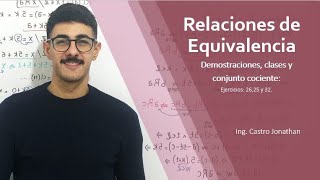 RELACIONES DE EQUIVALENCIA  Ej 26 [upl. by Slavin]