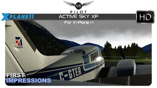 XPlane 1130  Active Sky XP  First Impressions [upl. by Anes]