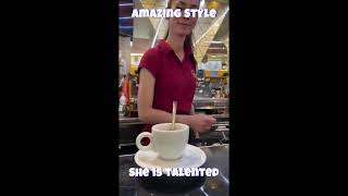 She is Smart Stylish amp Talented status short coffeetime style subscribe now [upl. by Laerol888]