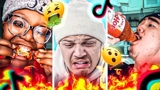 Reacting to WEIRD and SPICY Food Videos [upl. by Marya]