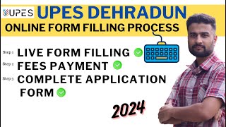 How to Fill UPES Dehradun Form 2025  UPES Dehradun form filling upeseat [upl. by Orna558]