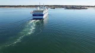 Læsø færgens ankomst til øen [upl. by Bury260]