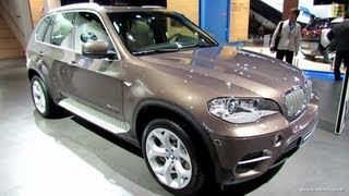 2012 BMW X5 xDrive 40d  Exterior and Interior Walkaround  2012 Paris Auto Show [upl. by Nica]