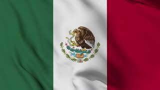 Bandera de Mexico ondeando calidad 4K una hora completa Mexican Flag 4K 1 hour [upl. by Brothers]