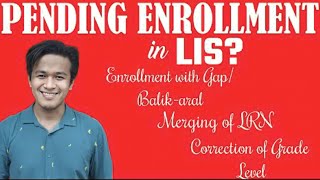 Pending Enrollment in LIS SOLVED Paano magpaaaprove ng pending enrollment sa LIS for SY 2324 [upl. by Previdi]