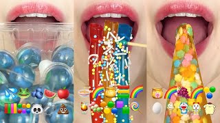 asmr 30 MINUTES EMOJI FOOD CHALLENGE FOR SATISFYING amp RELAXING 다양한 이모지 먹방 eating sounds [upl. by Philander328]