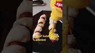 Hot dogs in a blanket hotdog short shortsfeed [upl. by Keir]