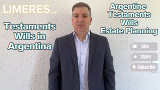 Testaments amp Wills for Inheritances in Argentina Must be Probated [upl. by Rawde]