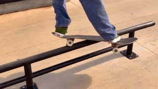 60mm wheels powerslides off rails amp cruiser tricks [upl. by Behlke]