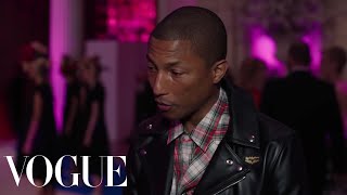 Pharrell Williams on What It Takes to Wear Comme des Garçons  Met Gala 2017 [upl. by Nilam]