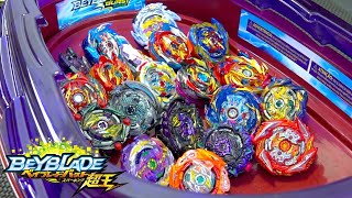 SPARKING BEYS SURGE BATTLE in Slayer Showdown Beystadium Beyblade Burst SparkingSurge [upl. by Grimonia]